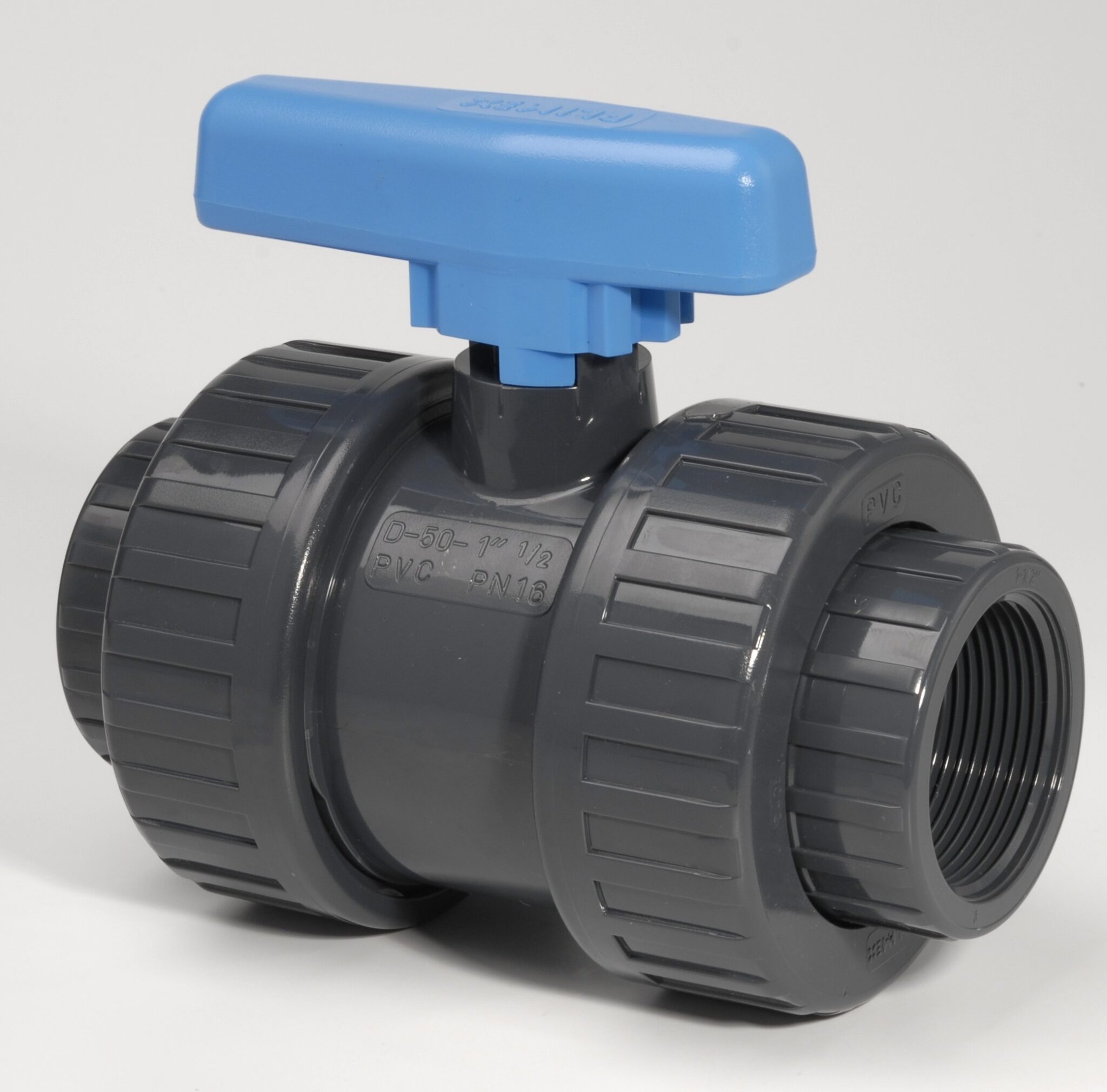 Pvc Double Thread Socket PVC Economy Water Supply Double Union Ball Valve BSP Female Threaded ...
