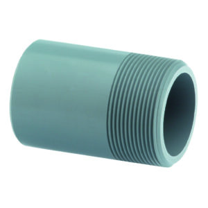 ABS Barrel Nipple Plain/BSP Male Taper Threaded