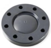 PVC Inch Plain Blanking Drilled Flange - BS 10 Table D/E