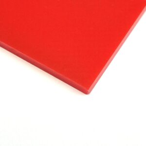 HDPE Sheet - Pressed and Planed Red - 2050mm x 1020mm