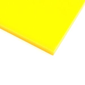 HDPE Sheet - Pressed and Planed Yellow - 2050mm x 1020mm