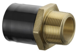 PE Electrofusion Weldable Transition Male Adaptor BSP Threaded