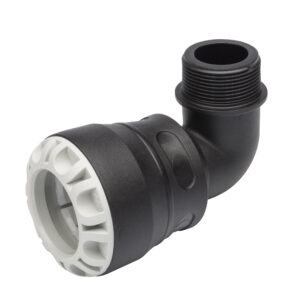 MDPE Wras Approved 90 Male Elbow